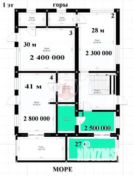 Студия квартира, вторичка, 27м2, 1/3 этаж