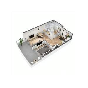 2-к квартира, строящийся дом, 57м2, 9/11 этаж