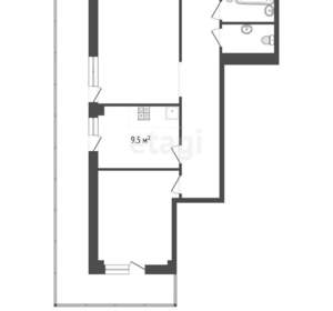 2-к квартира, вторичка, 87м2, 6/14 этаж