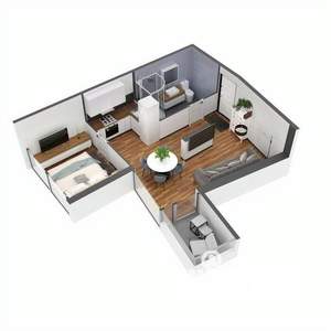 2-к квартира, строящийся дом, 62м2, 10/11 этаж