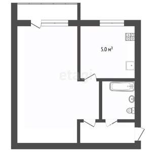 1-к квартира, вторичка, 30м2, 9/9 этаж