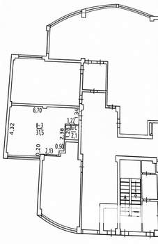 1-к квартира, вторичка, 34м2, 1/14 этаж