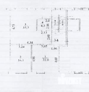 3-к квартира, вторичка, 80м2, 5/5 этаж