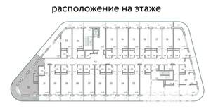 1-к квартира, вторичка, 80м2, 2/9 этаж