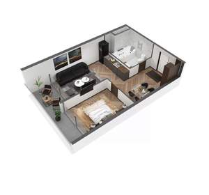 2-к квартира, вторичка, 58м2, 3/11 этаж