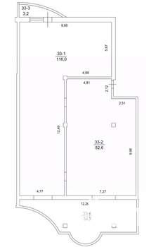3-к квартира, вторичка, 236м2, 10/10 этаж