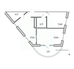 2-к квартира, вторичка, 60м2, 5/10 этаж