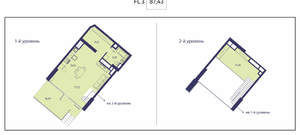 1-к квартира, вторичка, 87м2, 1/20 этаж