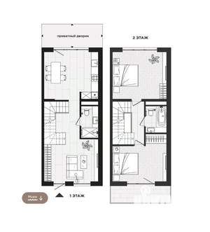 3-к квартира, вторичка, 93м2, 1/4 этаж