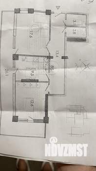2-к квартира, вторичка, 85м2, 7/14 этаж