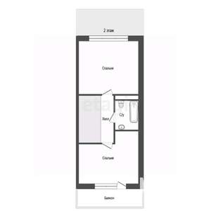 2-к квартира, строящийся дом, 86м2, 1/9 этаж