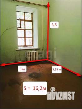 1-к квартира, вторичка, 28м2, 1/2 этаж