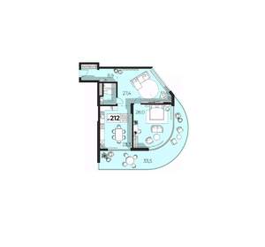 2-к квартира, вторичка, 127м2, 4/6 этаж