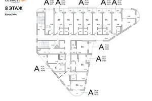 1-к квартира, вторичка, 39м2, 8/9 этаж