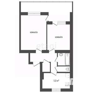 2-к квартира, вторичка, 56м2, 2/4 этаж