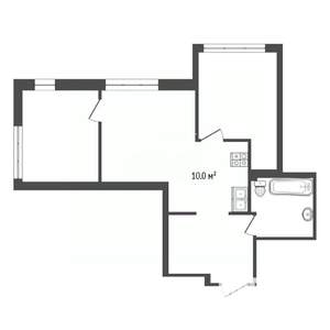 1-к квартира, вторичка, 50м2, 11/14 этаж