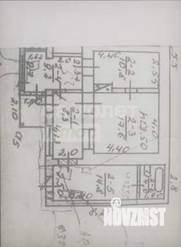 3-к квартира, вторичка, 65м2, 1/2 этаж