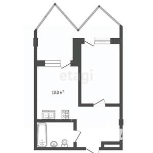 2-к квартира, вторичка, 52м2, 2/8 этаж