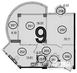 2-к квартира, вторичка, 79м2, 8/11 этаж