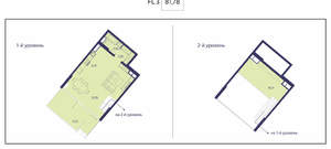 1-к квартира, вторичка, 82м2, 1/20 этаж
