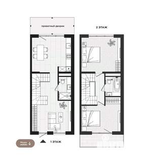 3-к квартира, вторичка, 93м2, 1/4 этаж