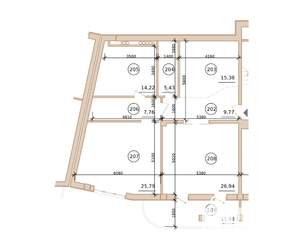 2-к квартира, строящийся дом, 109м2, 2/3 этаж