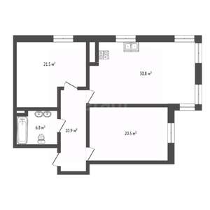 2-к квартира, вторичка, 91м2, 9/9 этаж