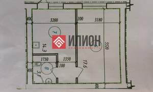 1-к квартира, вторичка, 35м2, 1/5 этаж