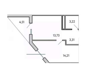 1-к квартира, вторичка, 39м2, 5/10 этаж