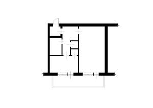 1-к квартира, вторичка, 34м2, 3/5 этаж