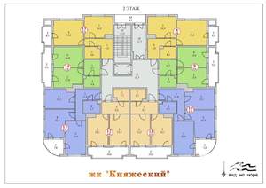 1-к квартира, строящийся дом, 49м2, 2/7 этаж