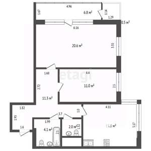 2-к квартира, вторичка, 70м2, 10/16 этаж