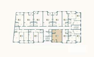 Студия квартира, вторичка, 51м2, 9/9 этаж