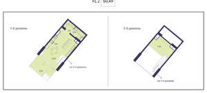 1-к квартира, вторичка, 60м2, 1/20 этаж