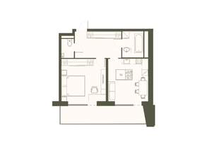 2-к квартира, вторичка, 56м2, 5/22 этаж