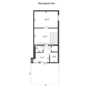 4-к квартира, вторичка, 183м2, 3/3 этаж