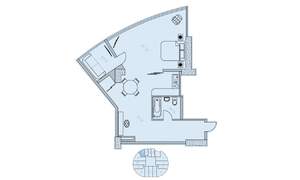 3-к квартира, строящийся дом, 66м2, 16/18 этаж
