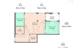2-к квартира, вторичка, 84м2, 2/8 этаж