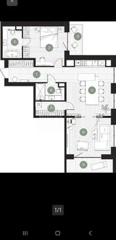 3-к квартира, вторичка, 97м2, 9/9 этаж