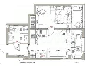 1-к квартира, вторичка, 38м2, 11/12 этаж