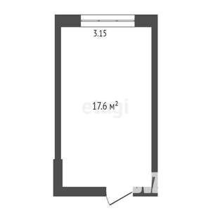 Студия квартира, вторичка, 19м2, 2/3 этаж