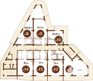 Студия квартира, вторичка, 72м2, 3/15 этаж