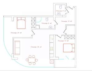 3-к квартира, вторичка, 104м2, 6/11 этаж