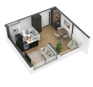 1-к квартира, вторичка, 31м2, 10/11 этаж