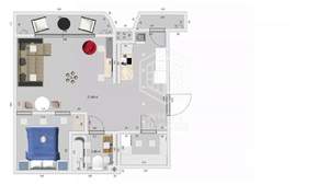 2-к квартира, вторичка, 57м2, 5/7 этаж