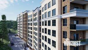 2-к квартира, строящийся дом, 79м2, 2/9 этаж