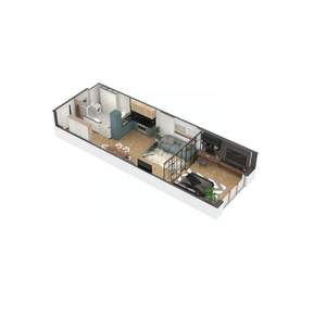 1-к квартира, вторичка, 82м2, 1/6 этаж