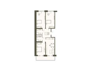 3-к квартира, строящийся дом, 108м2, 11/22 этаж
