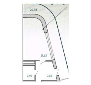 1-к квартира, вторичка, 54м2, 3/10 этаж