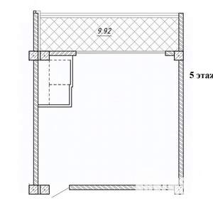 1-к квартира, вторичка, 40м2, 5/6 этаж